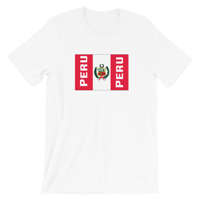 Image 2 of Peru Flag Unisex T-Shirt - Latin American Pride
