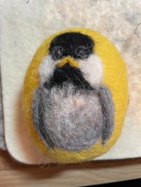 Image 1 of Spring chickadee and sun flower