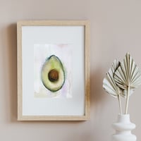 Image 1 of Avocado, Eco Bamboo Fine Art Print