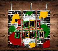 Juneteenth Freedom Tumbler – 20oz