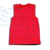 Image 2 of stripes 7 seven 7th 8/107 seventh birthday bday courtneycourtney tank sleevelsss top tee shirt
