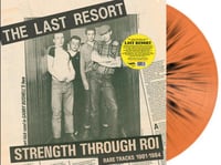 LAST RESORT - "Strength Through Roi!" LP w/Poster (SPLATTER VINYL)