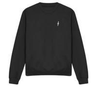 Image 1 of Black Embroidered Symbol Jumper