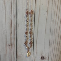 Image 2 of Rose gold, pink, cute, necklaces