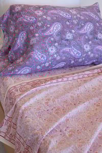 Image 6 of Lilac Indian Paisley Pillowcase