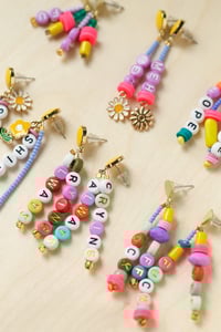 Image 3 of EFF YOU- cute dangle earrings- Therapy Jewelry