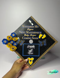Image 1 of Custom Graduation Cap Topper