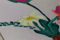 Image 5 of Original acrylic painting on paper, 6x9"- Flower Bouquet 3, unframed