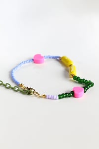 Image 3 of Heart & Beads Colorful beaded bracelet with extender 1