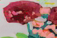 Image 4 of Original acrylic painting on paper, 6x9"- Flower Bouquet 1, unframed