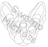 Image 2 of 3 Eyed Sphinx Pattern