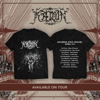Sulphur Over Europe 2025 Tour Shirt
