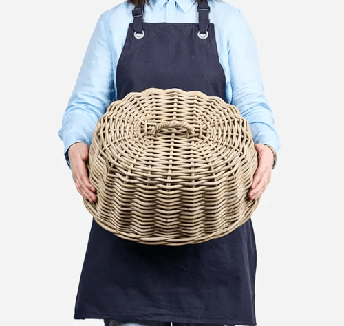 Image of Oval Rattan Cloche