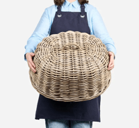 Image 5 of Oval Rattan Cloche 