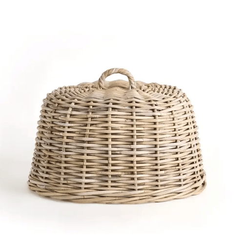 Image of Oval Rattan Cloche