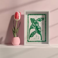 Image 1 of Banana Plant Linocut Print