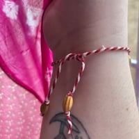 Image 3 of  Mystery OOAK B-Grade Mărțișor Adjustable Bracelet - Spring Trinket