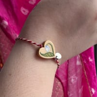 Image 2 of  Mystery OOAK B-Grade Mărțișor Adjustable Bracelet - Spring Trinket