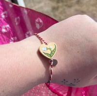 Image 2 of Mystery OOAK A-Grade Mărțișor Adjustable Bracelet - Spring Trinket