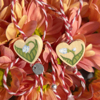 Image 1 of Mystery OOAK A-Grade Mărțișor Adjustable Bracelet - Spring Trinket