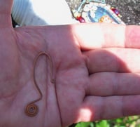 Image 7 of "Lamb of God" Baby Jesus earrings or ornaments with stained glass Gothic looks and many jewels.