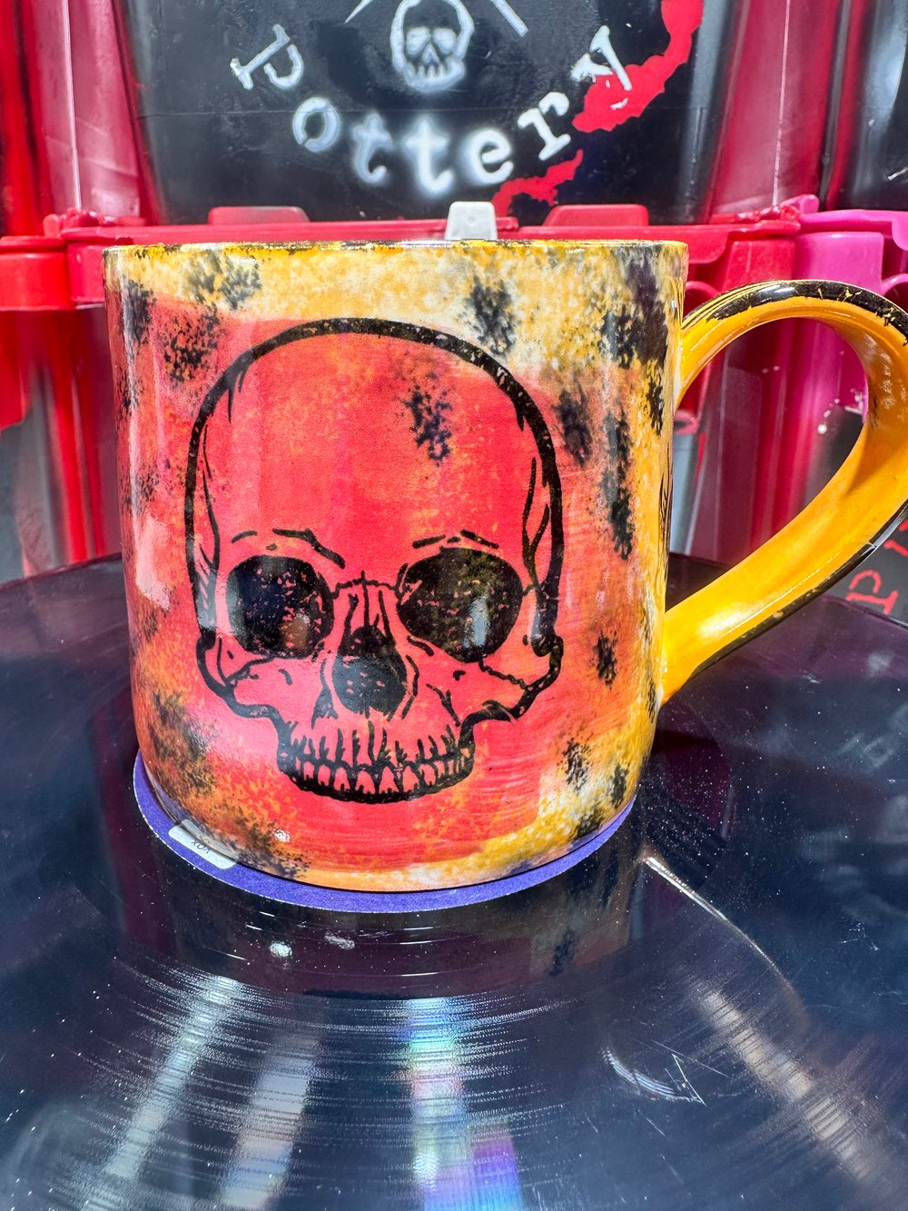 Red & Orange skull