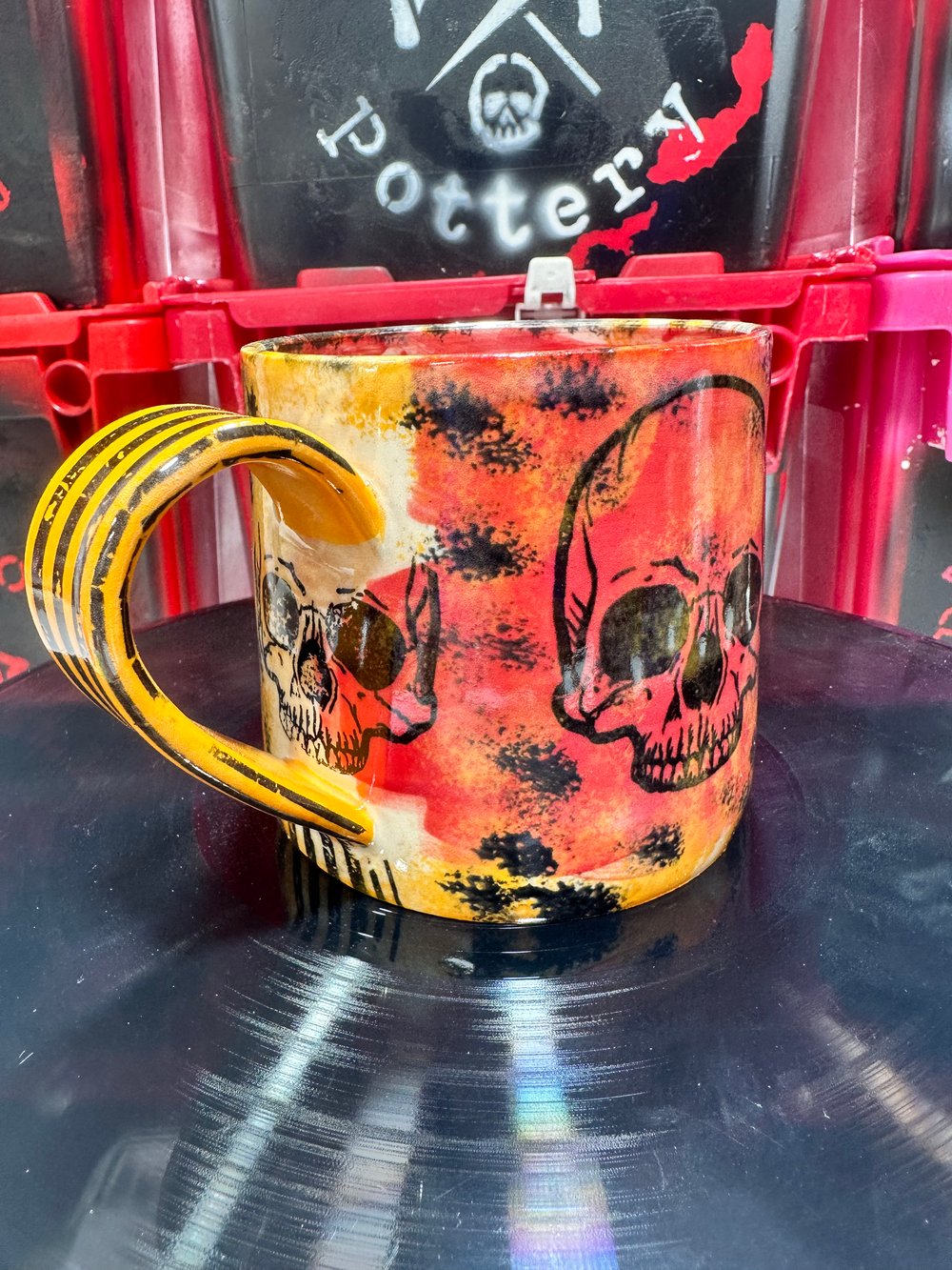 Red & Orange skull