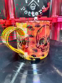 Image 3 of Red & Orange skull