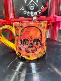 Image 4 of Red & Orange skull