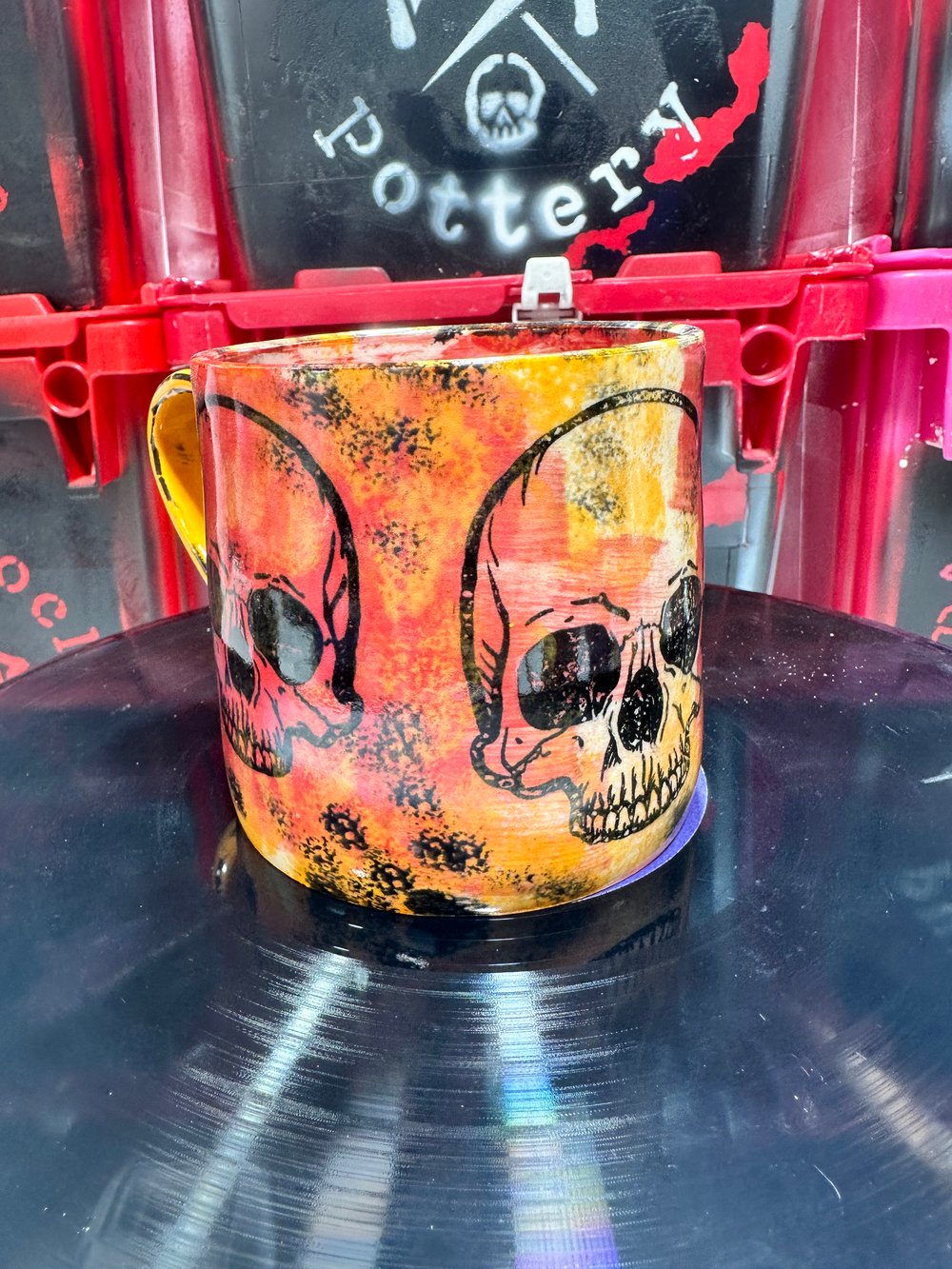 Red & Orange skull