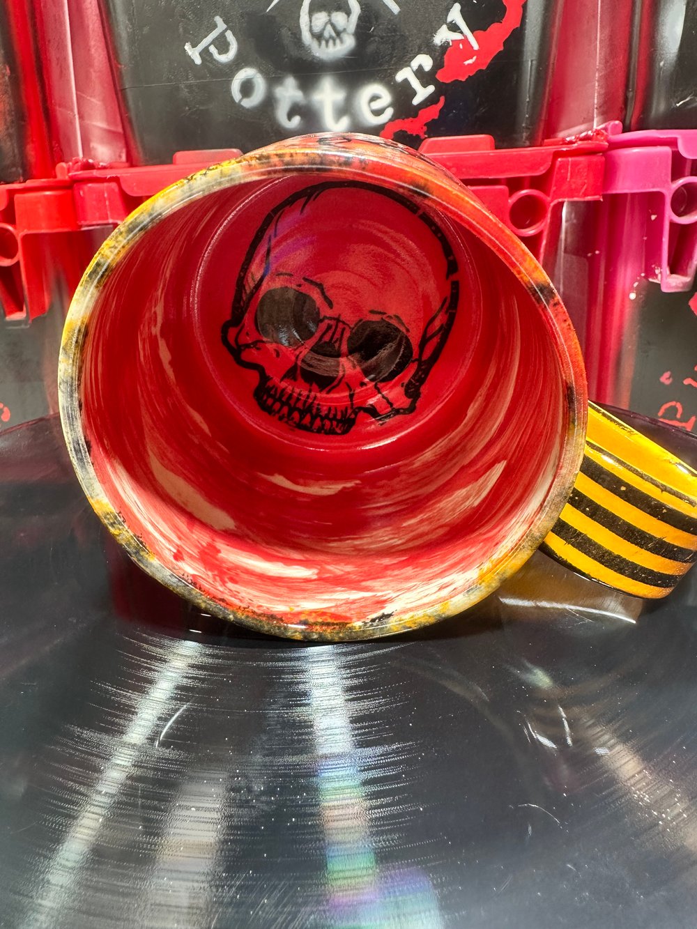 Red & Orange skull