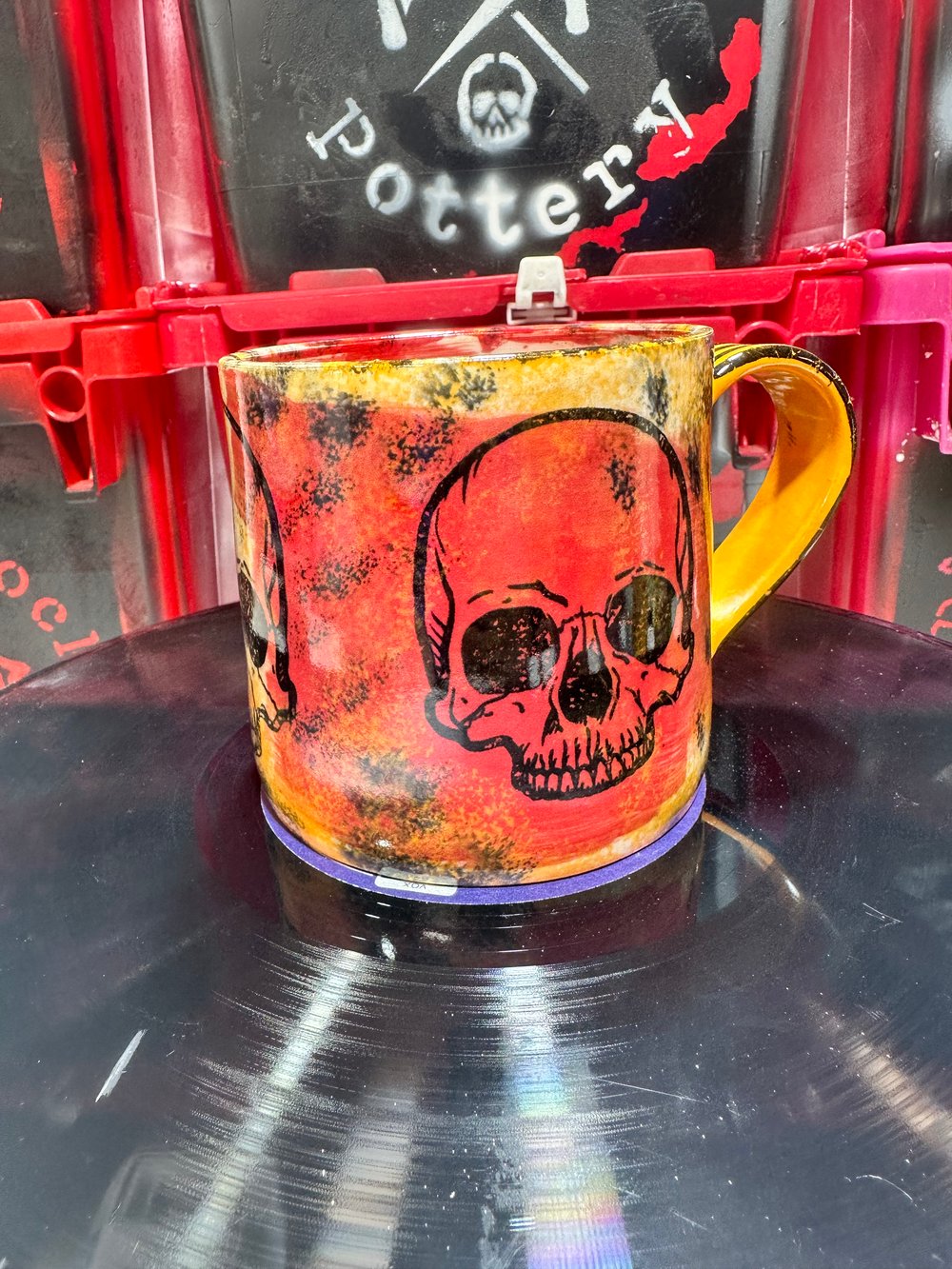 Red & Orange skull