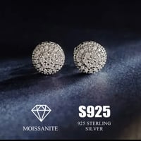Image 1 of Moissanite Men Earrings 