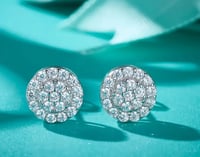 Image 2 of Moissanite Earrings 