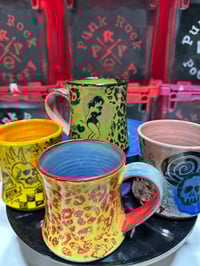 Image 1 of Pink / Green / Cheetah / Orange