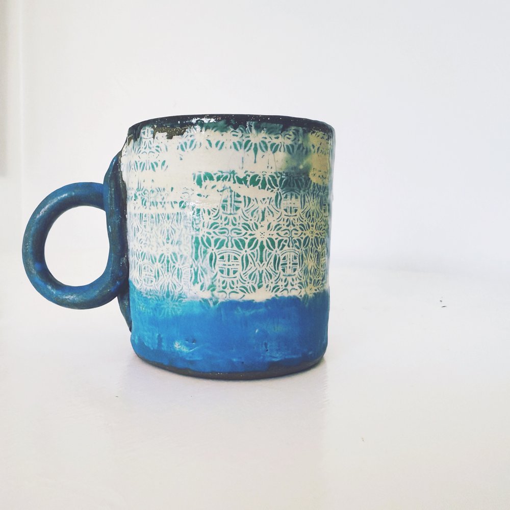 Image of Blue Pattern Mug
