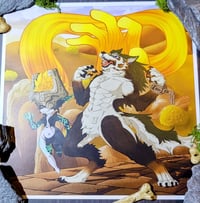 Beasts on a Bridge Print