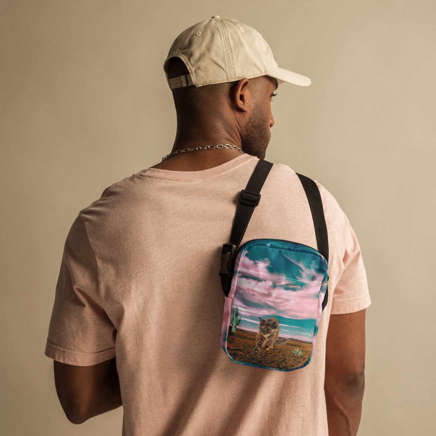 Image of Kitty Says NOPE - Utility Crossbody Bag