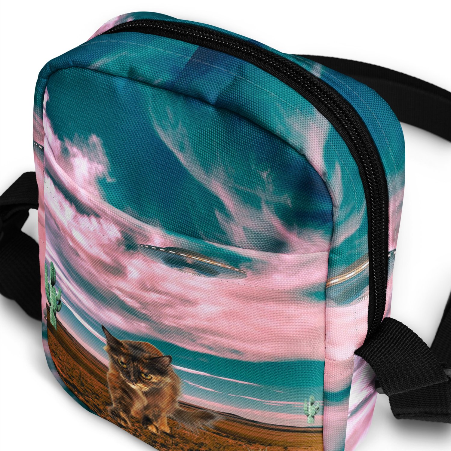 Image of Kitty Says NOPE - Utility Crossbody Bag