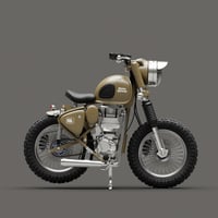 Image 1 of Custom Mini 3D Bike Render
