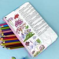 Image 2 of Butterfly Book Page Pencil Case Orange 
