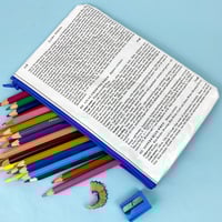 Image 2 of Fairy Wren, Australian Bird Guide Book Page Pencil Case