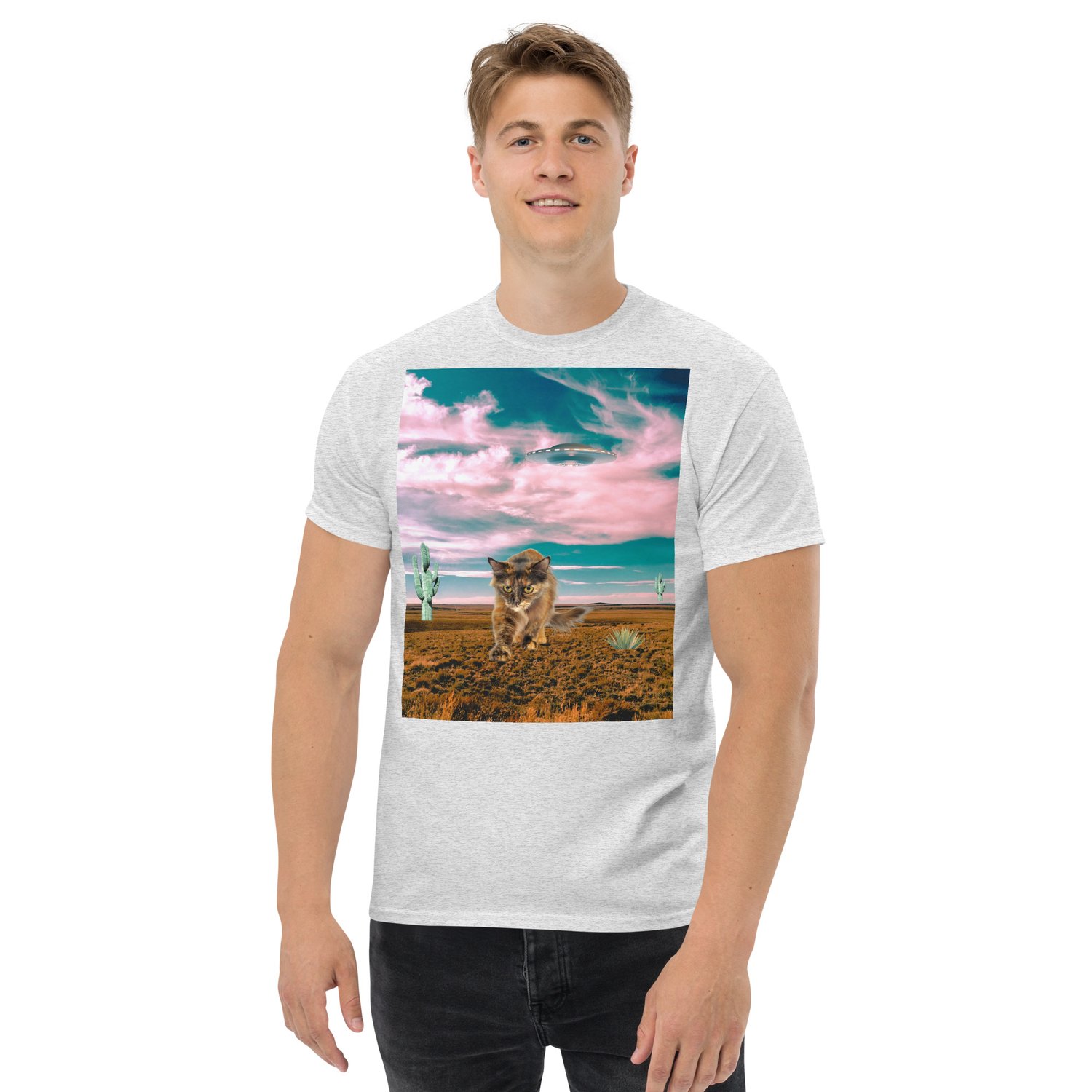 Image of Kitty Says Nope - Unisex Gildan Classic Tee