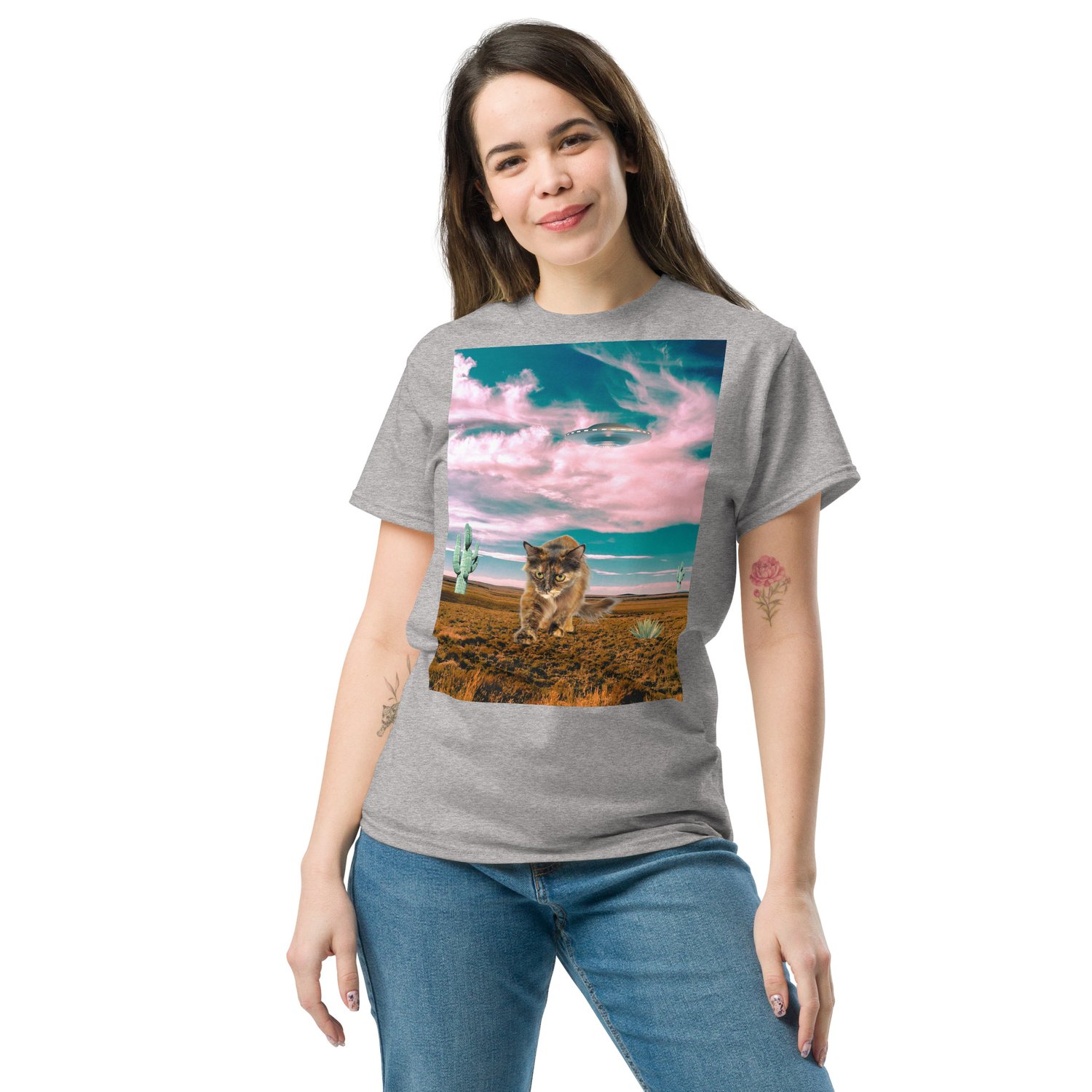 Image of Kitty Says Nope - Unisex Gildan Classic Tee