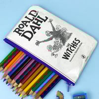 Image 1 of The Witches Book Page Pencil Case, Roald Dahl 