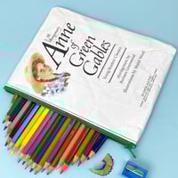 Image 1 of Anne of Green Gables, Large Book Page Pencil Case