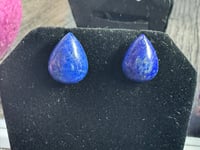 Image 1 of Blue Tear Drop Earrings