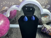 Image 4 of Blue Tear Drop Earrings