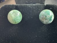 Image 1 of Moss Quartz Earrings