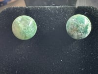 Image 2 of Moss Quartz Earrings